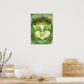 De elementen - Afdruk van de aarde Poster (Keuken)