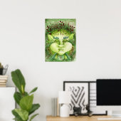 De elementen - Afdruk van de aarde Poster (Thuiskantoor)