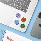 De Elementen Contour Sticker (Laptop met iPhone)