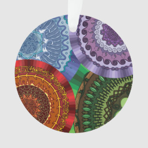 De elementen Mandalas Acrylyl Ornament