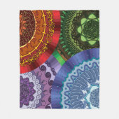 De Elementen Mandalas Fleece Blanket Deken (Voorkant)