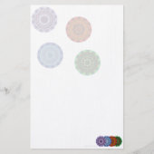 De elementen Mandalas Stationery Briefpapier (Voorkant)