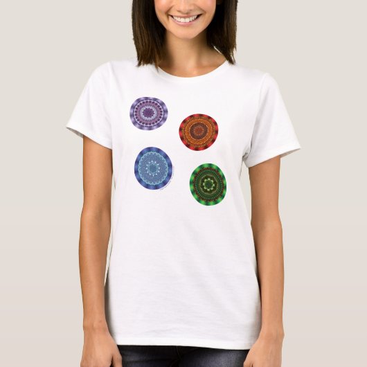 De elementen Mandalas Women's Light Shirt (Voorkant)