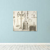 De elementen van de chemie" canvas afdruk (Insitu (Houten vloer))