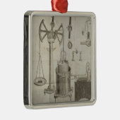 De elementen van de scheikunde" metalen ornament (Rechts)