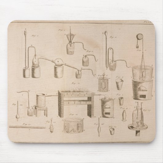 De elementen van de scheikunde" muismat (Voorkant)