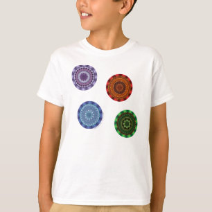 De Elements Mandalas Kind en Baby Light Shirt