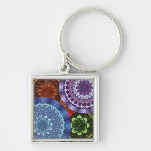 De Elements Mandalas Sleutelhanger (Voorkant)