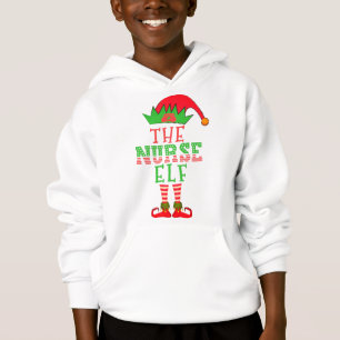 De Elf-kerstfamilie van de verpleegster komt overe