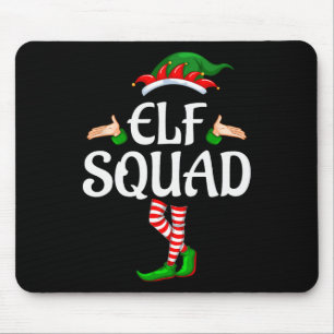 De Elf Squad Familie Matching Groep Kerstmis 1 Muismat