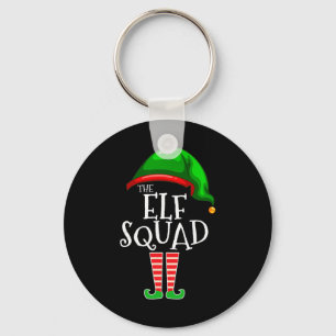 De Elf Squad Familie Matching Groep Kerstmis Sleutelhanger