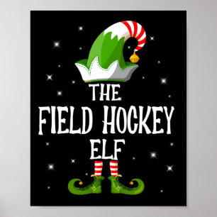 De Elfenfamilie van het veldhockey Matching Groep Poster