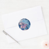 De Elsa Queen Ronde Sticker (Envelop)