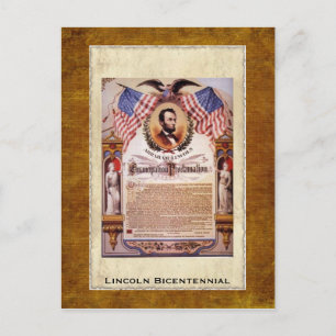 De emancipatieproclamatie briefkaart