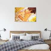 De Embrace, 1917 Canvas Afdruk (Insitu (Slaapkamer))