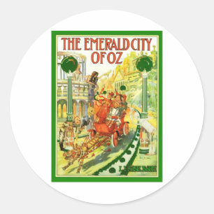 De Emerald City of Oz Ronde Sticker