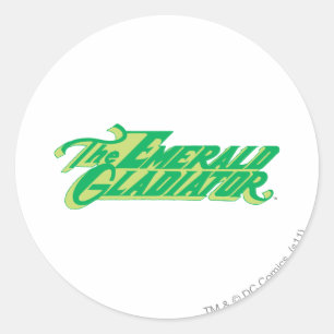 De Emerald Gladiator Ronde Sticker