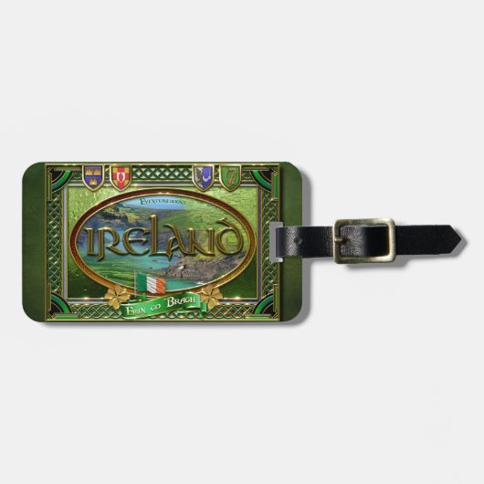 De Emerald Isle Bagagelabel (Voorkant horizontaal)