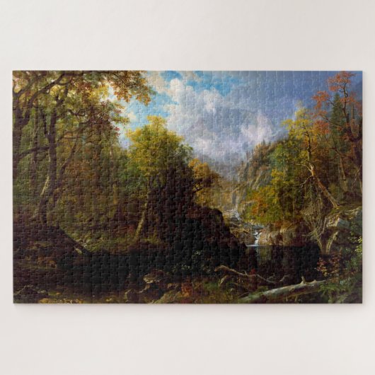De Emerald Pool, Albert Bierstadt Legpuzzel (Horizontaal)