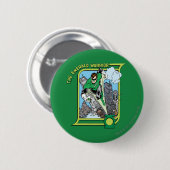 De Emerald Warrior Ronde Button 5,7 Cm (Voorkant /achterkant)