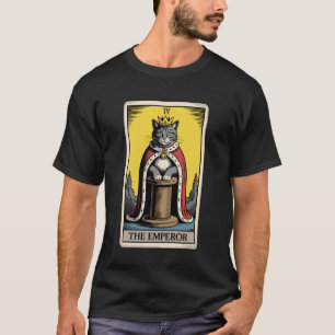 De Emperors Kat Tarotkaart Kattenkrabpaal Boom T-shirt