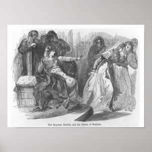 De Empress Matilda en de koningin van Stephen Poster