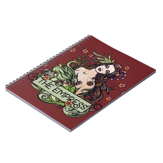 De Empress Tarot-kaart Notitieboek (Linkerzijde)