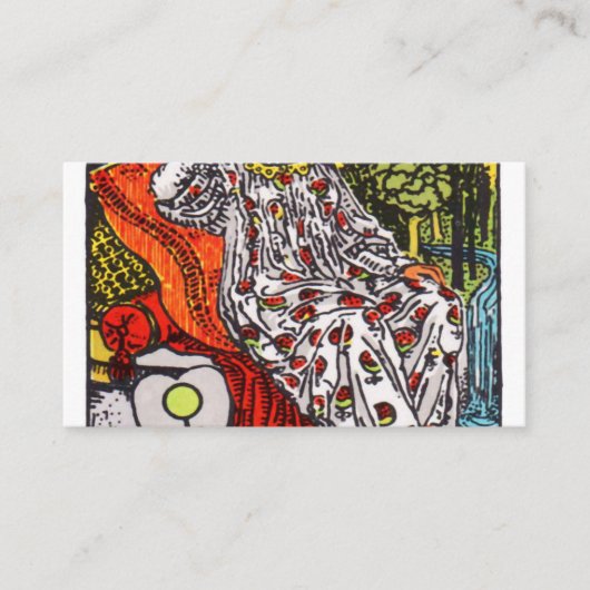 De Empress Tarot-kaart Visitekaartje (Voorkant)
