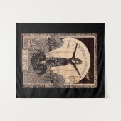 De Empress Tarot-kaart Wandkleed (Voorkant (horizontaal))