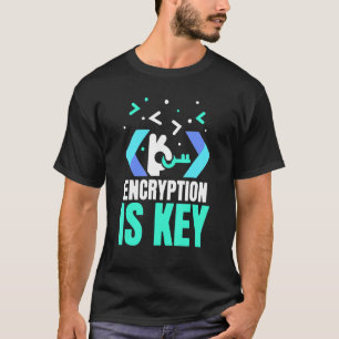 De encryptie is de zeer belangrijke Codering Gezeg T-shirt