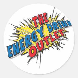 De energie-Drink Outlet - sticker