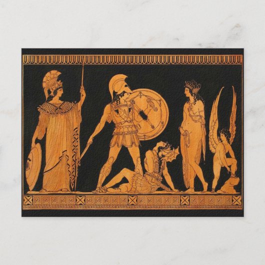 De Engel en het Briefkaart van de Amazons (Voorkant)