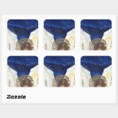 De engel kreeg zijn vleugels 2014 vierkante sticker (Vel)