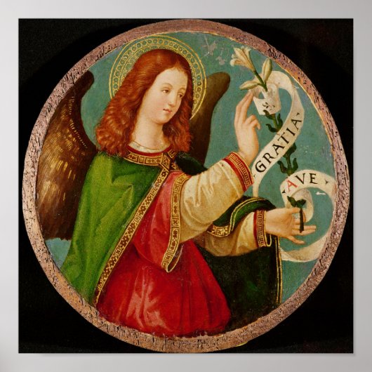 De engel van de aankondiging poster (Voorkant)