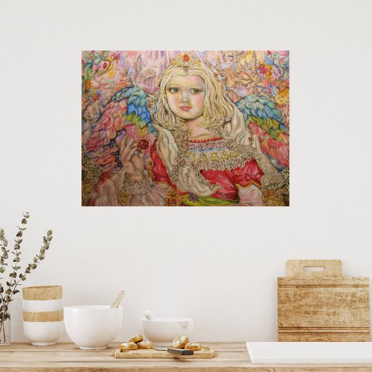 De engel van de ruby. poster (Keuken)