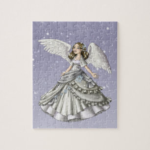 De Engel van de sneeuw Legpuzzel