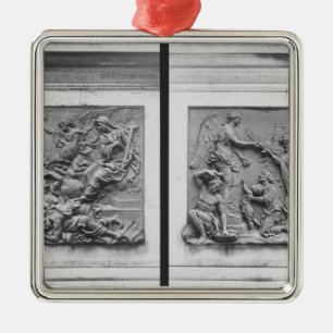 De engel van Frankrijk die de ketters uitzet Metalen Ornament