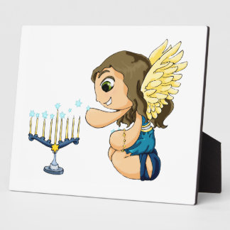 De Engel van Menorah Fotoplaat