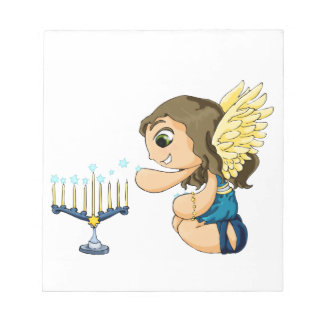 De Engel van Menorah Notitieblok