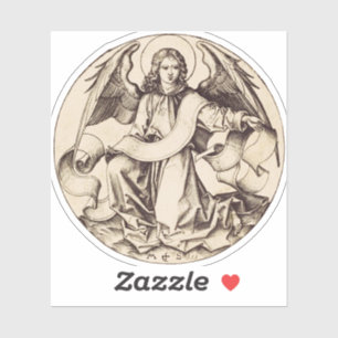 De Engel van Sint-Mattheus - Fijn Kunstsymbool Sticker