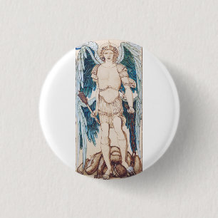 De engelen van de hiërarchie ronde button 3,2 cm