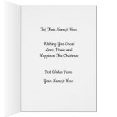 De engelenmuzikant van Irolli Art Christmas Kaart (Binnen (Rechts))