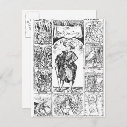 De Engelse Gentleman Briefkaart (Voorkant / Achterkant)