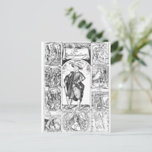 De Engelse Gentleman Briefkaart (Staand voorkant)