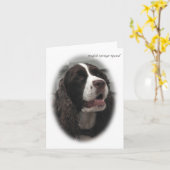 De Engelse Kaart van de Nota van het Spaniel van (Gele Bloem)