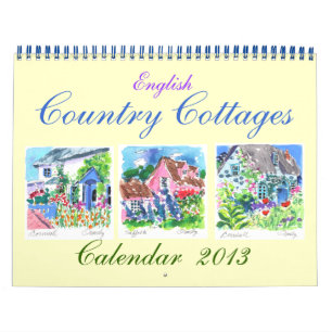 De Engelse Kalender van de Plattelandshuisjes 2013