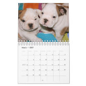 De Engelse Kalender van het "puppy" 2015 van de (Mar 2027)