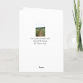 De Engelse landelijke kaart van de de fotokunst (Achterkant)