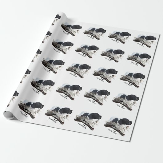 De Engelse Pointer Cadeaupapier (Uitgerold)