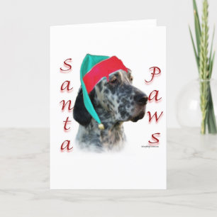 De Engelse Poten van de Kerstman van de Zetter Feestdagen Kaart